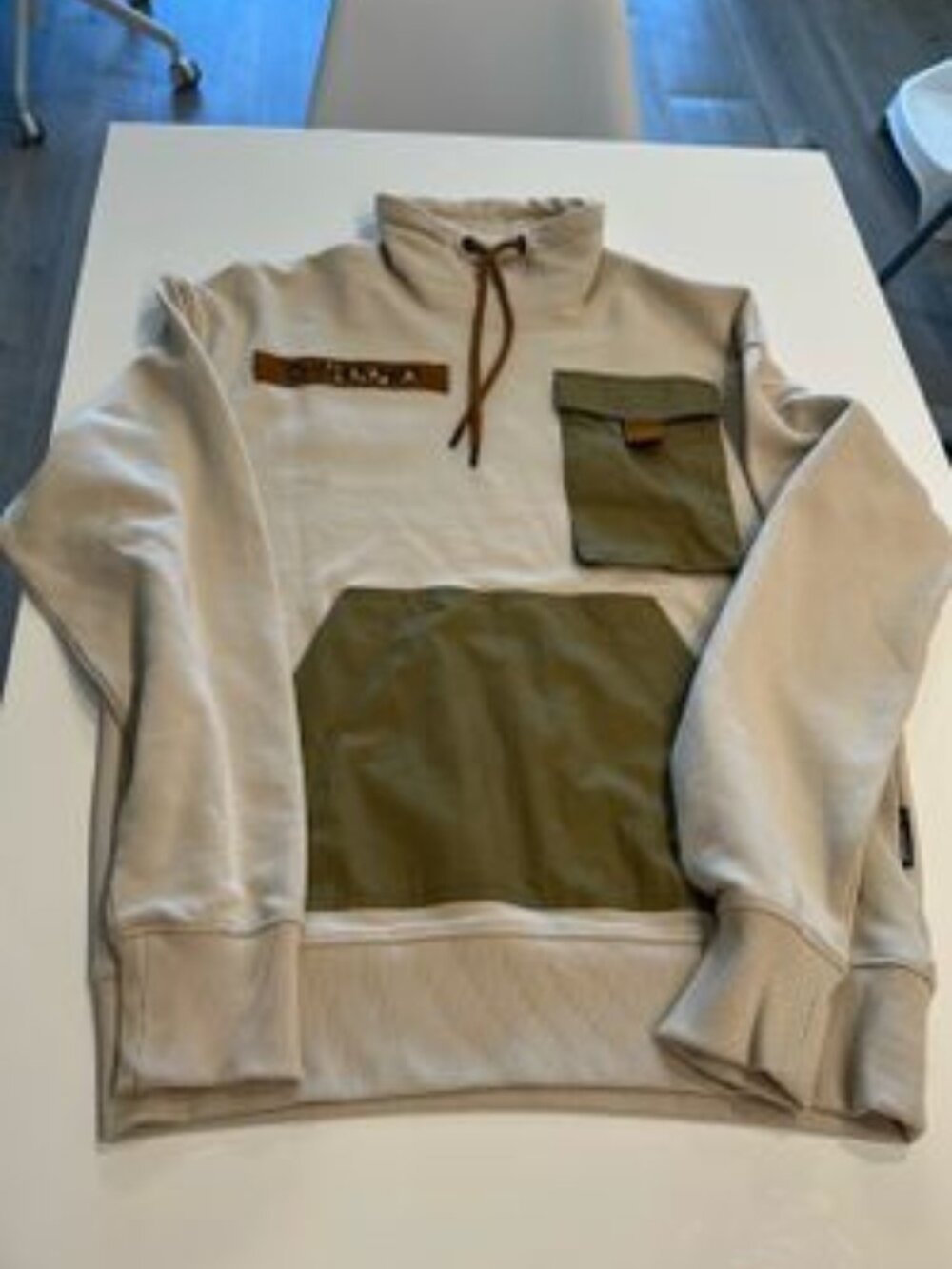 G-Star Raw Beige and olive green sweatshirt - S